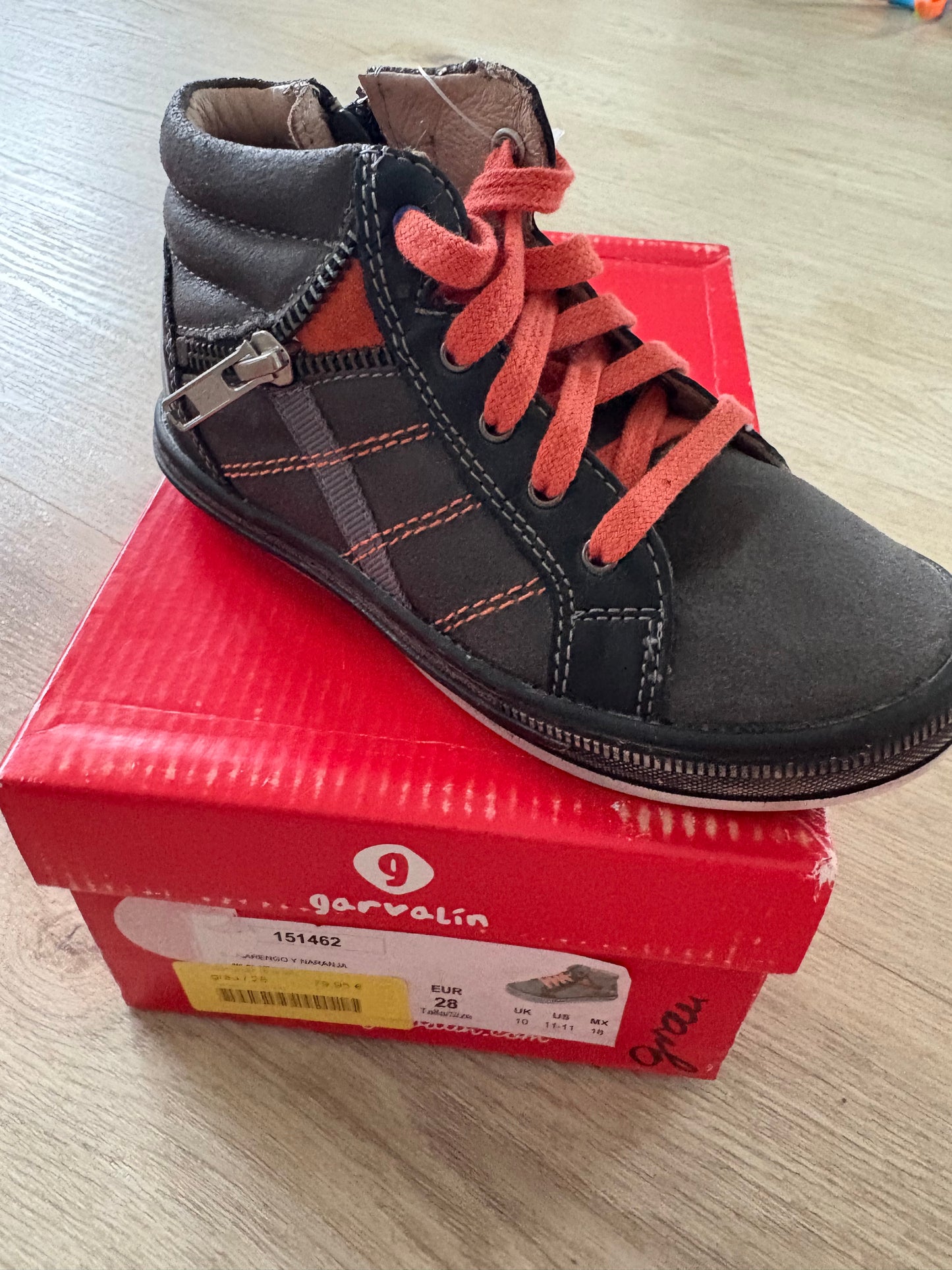 Halbhohe Garvalin Schuhe - grau