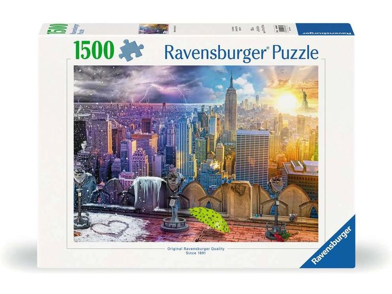 Puzzle - New York im Winter und Sommer