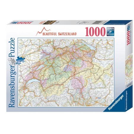 Puzzle - Landkarte Schweiz