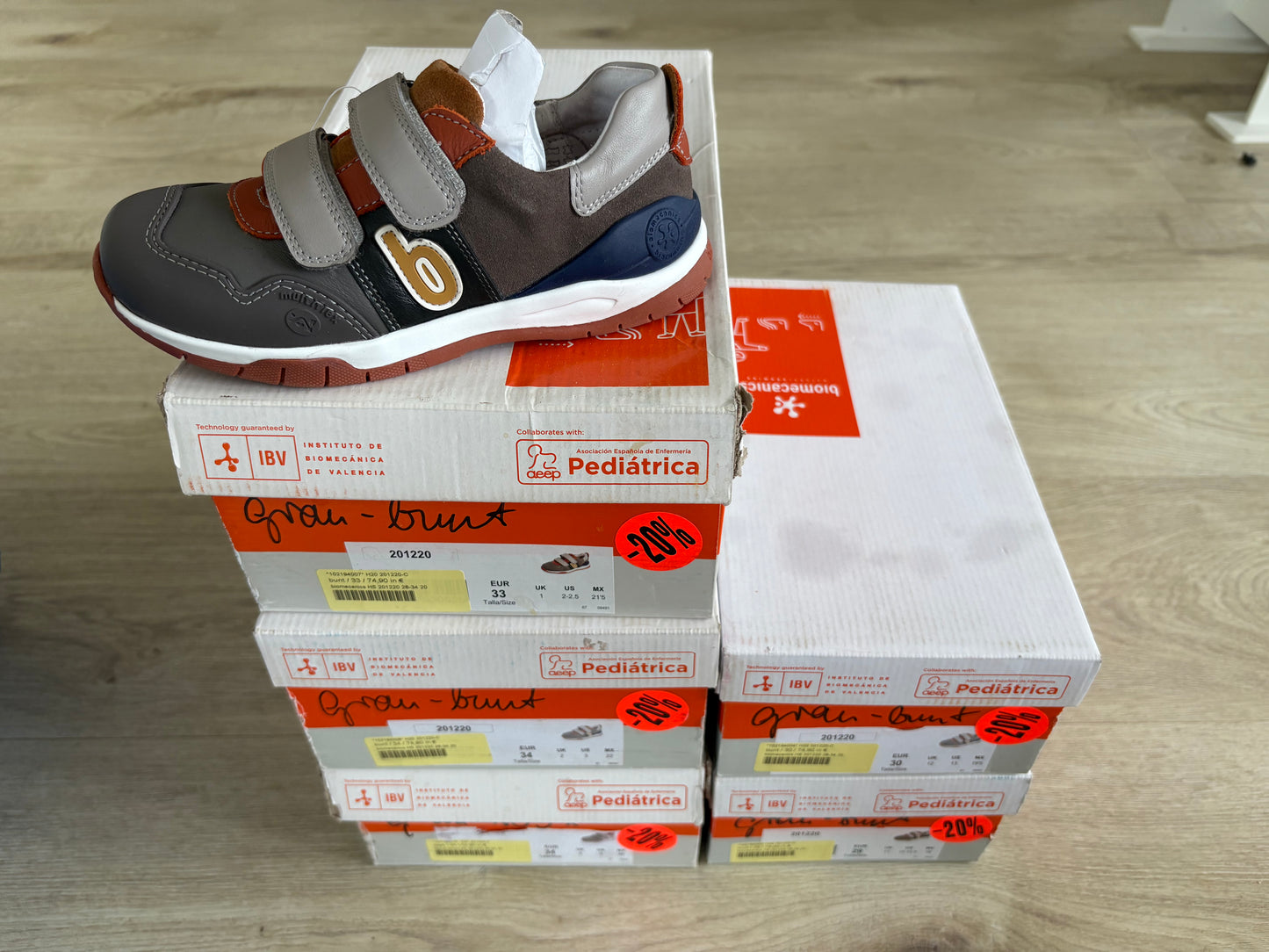 Biomecanics Sneaker - blau/grau