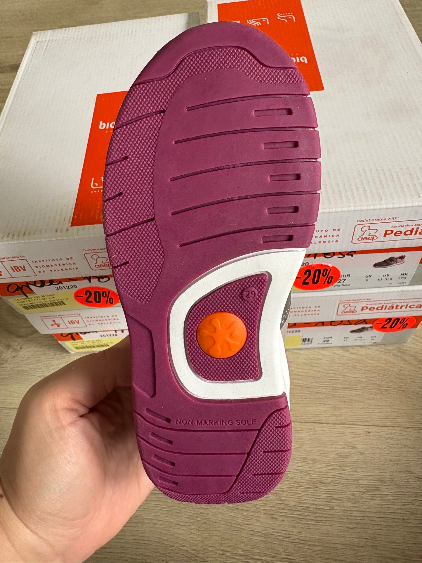 Biomecanics Halbschuh / Sneaker - rosa