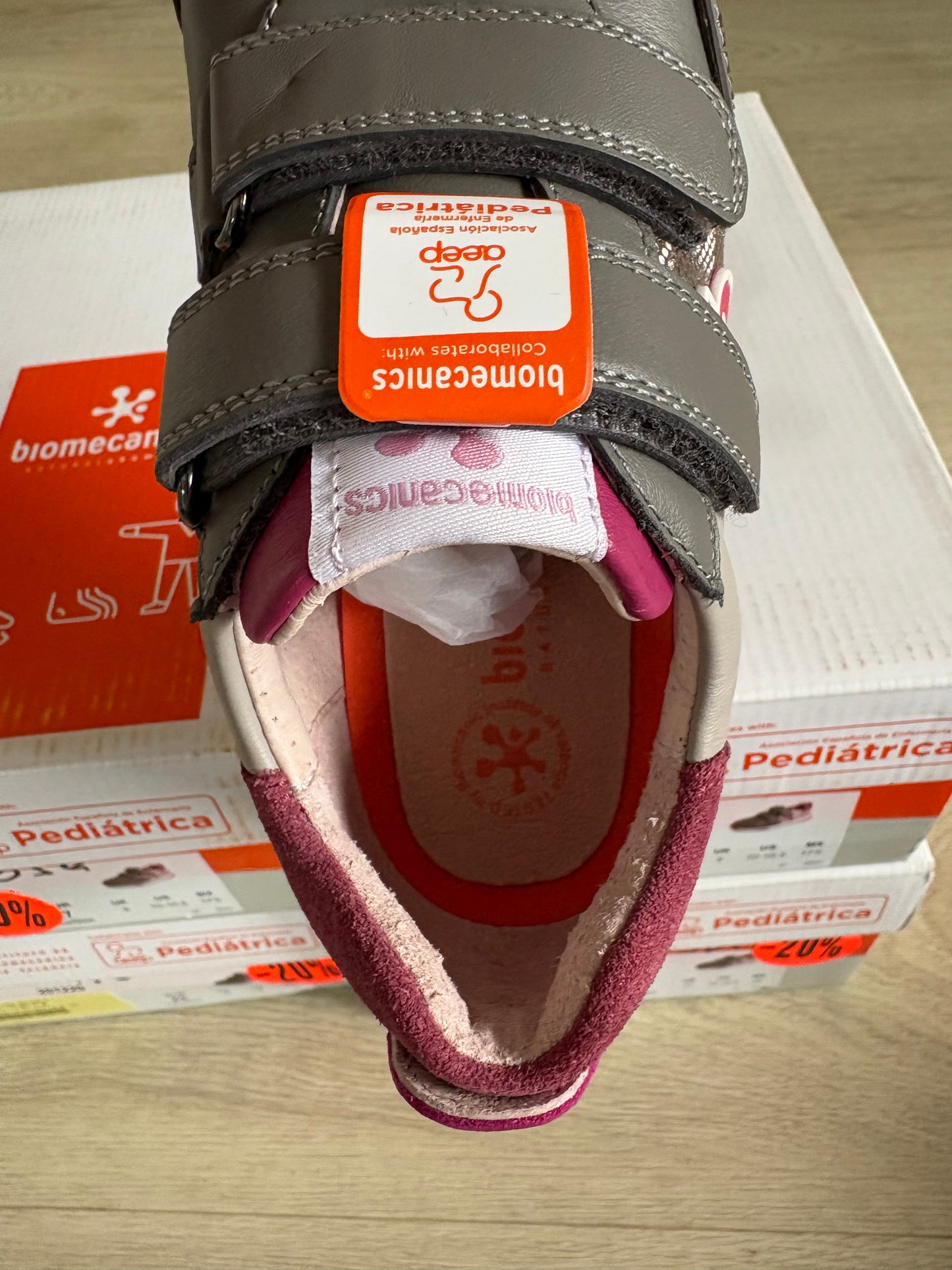 Biomecanics Halbschuh / Sneaker - rosa