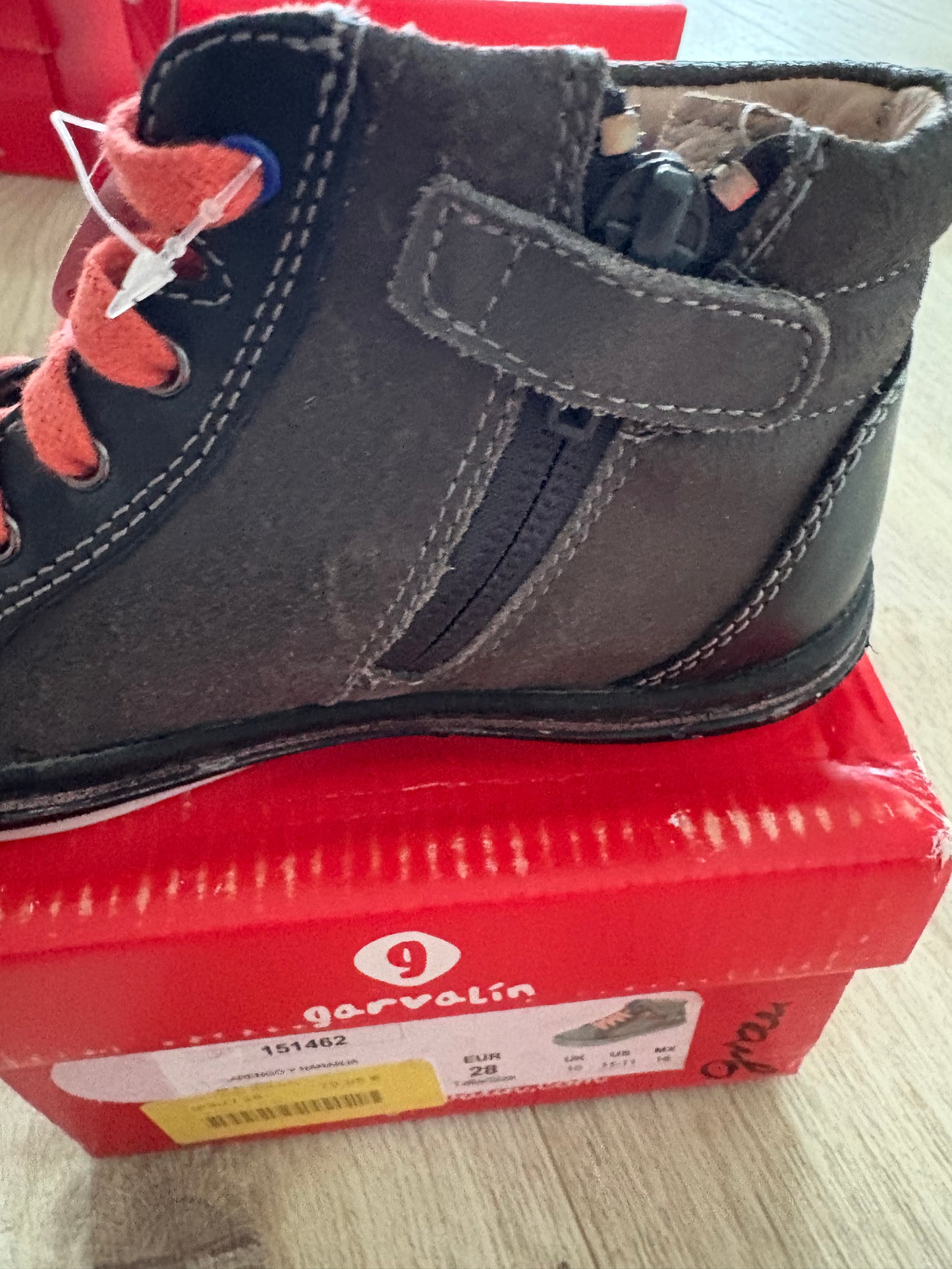 Halbhohe Garvalin Schuhe - grau