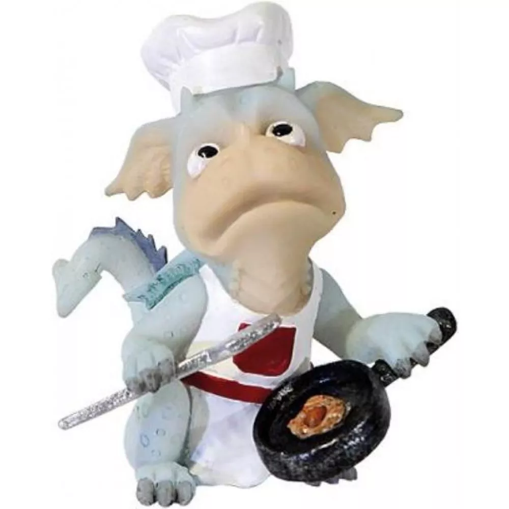 Funny Dragon Figur - Chefkoch