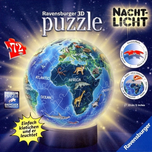 3D Puzzle Nachtlicht Erde