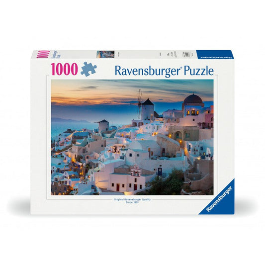 Puzzle - Abend auf Santorin