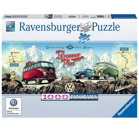 Puzzle - Mit dem VW Bulli über den Brenner