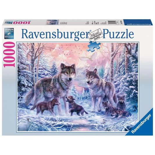 Puzzle - Arktische Wölfe