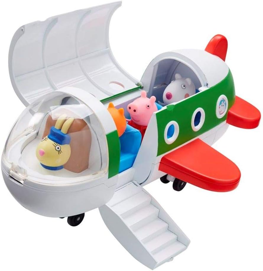 Peppa Pig Flugzeug - Peppa Wutz Figur Peppa & Reisekoffer