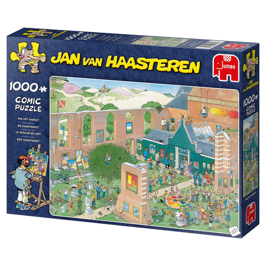 Puzzle Jan Van Haasteren - Der Kunstmarkt