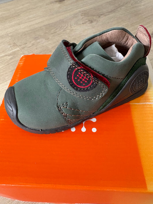 Biomecanics Halbschuh - grün/grau