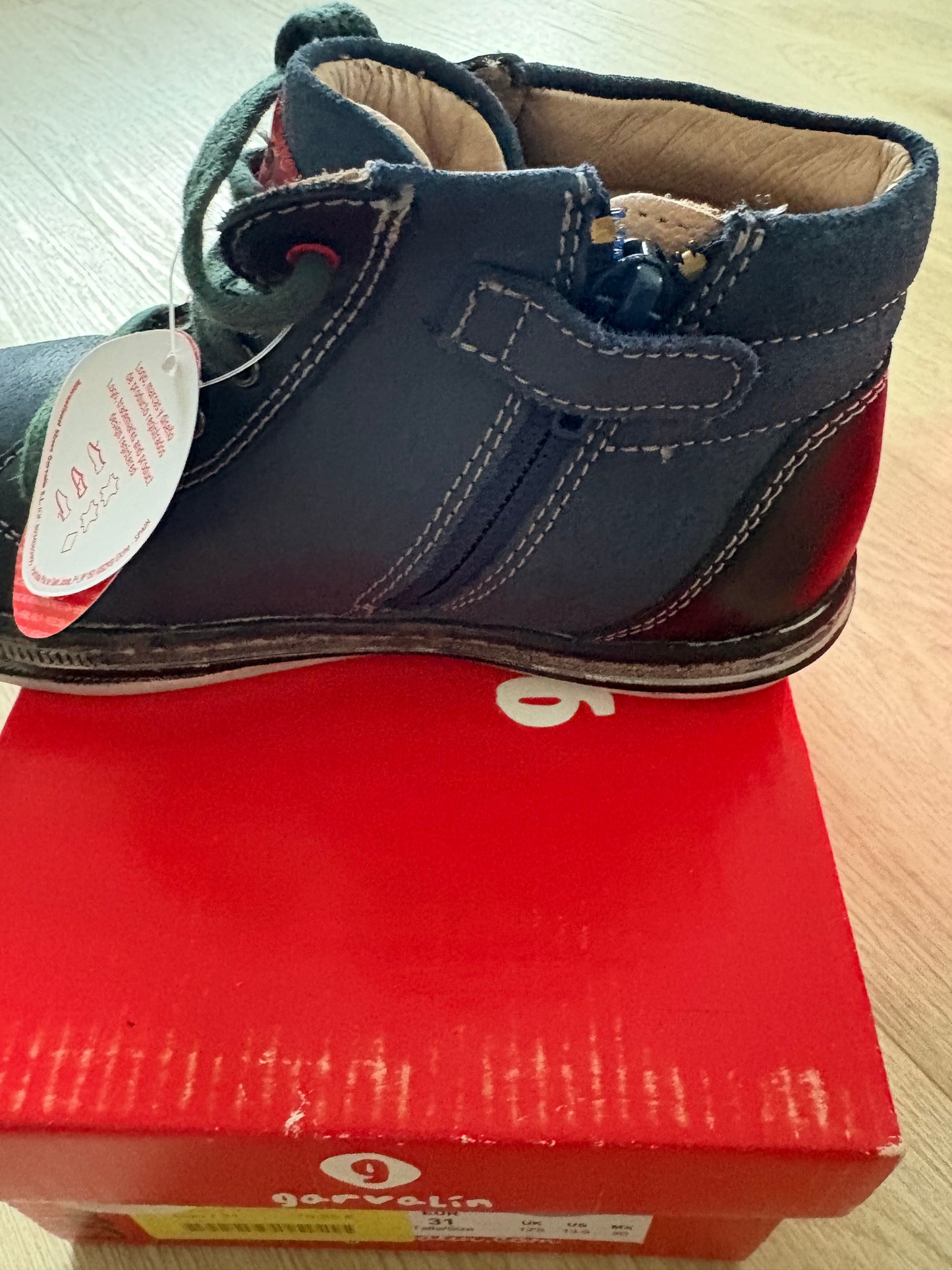 Halbhohe Garvalin Schuhe - blau