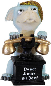 Funny Dragon Figur - Do not disturb the Boss!