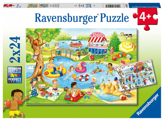 Kinderpuzzle - Freizeit am See