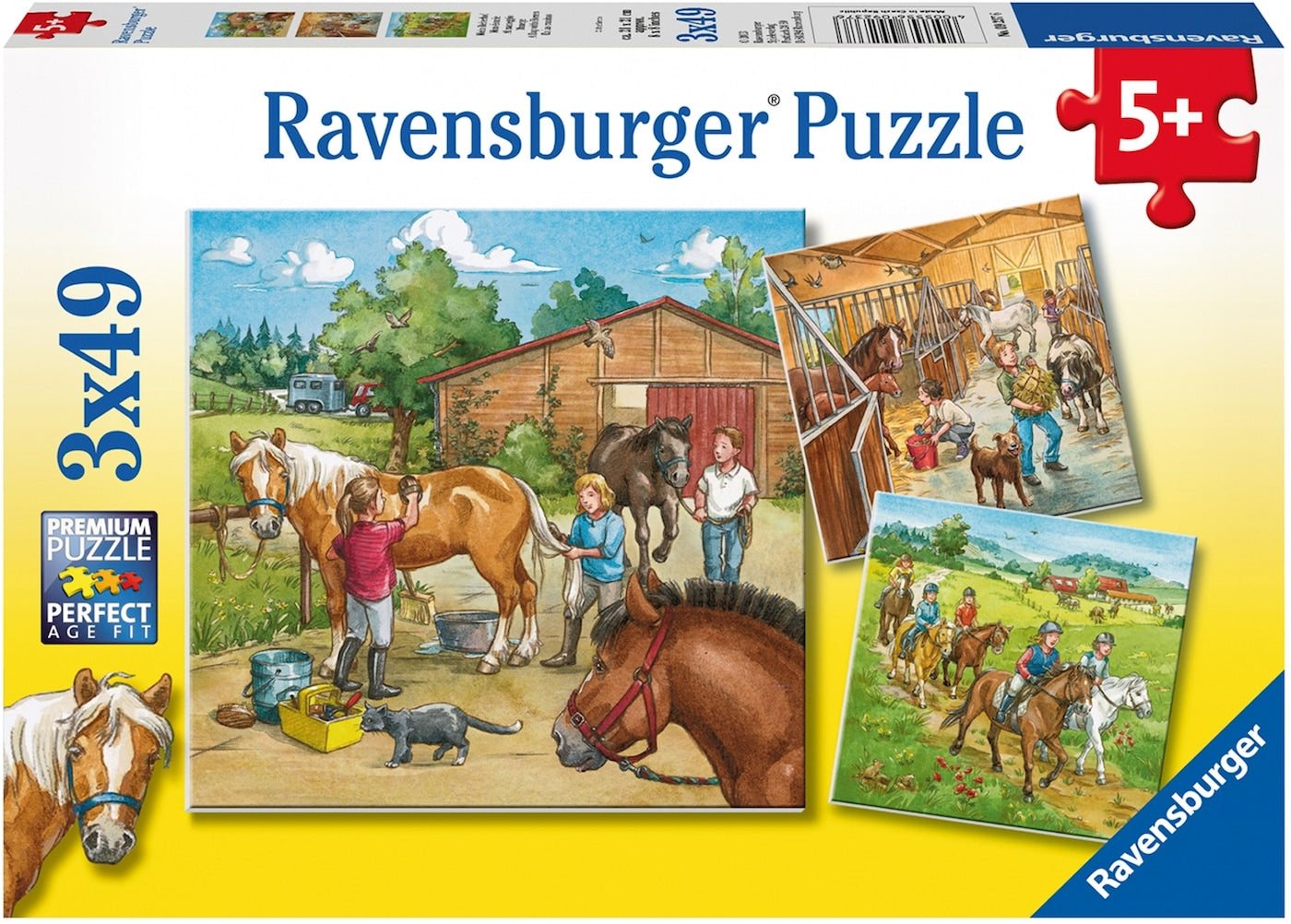 Kinderpuzzle - Reiterhof