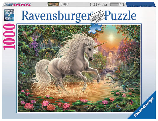 Puzzle Mystisches Einhorn